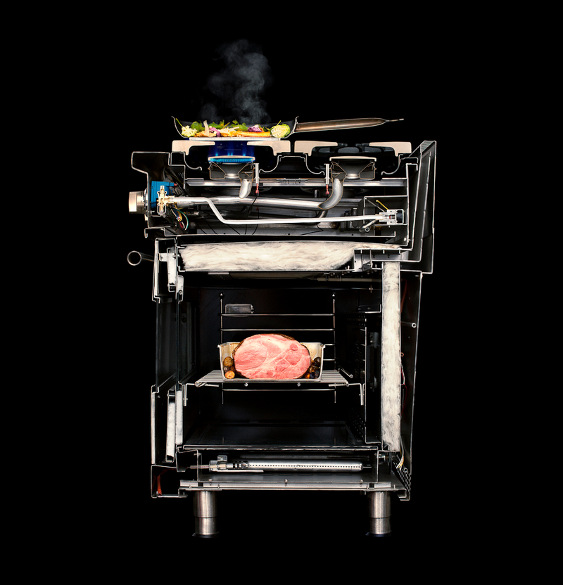 Illustration for article titled Cool pictures of food cut in half while it is cooking